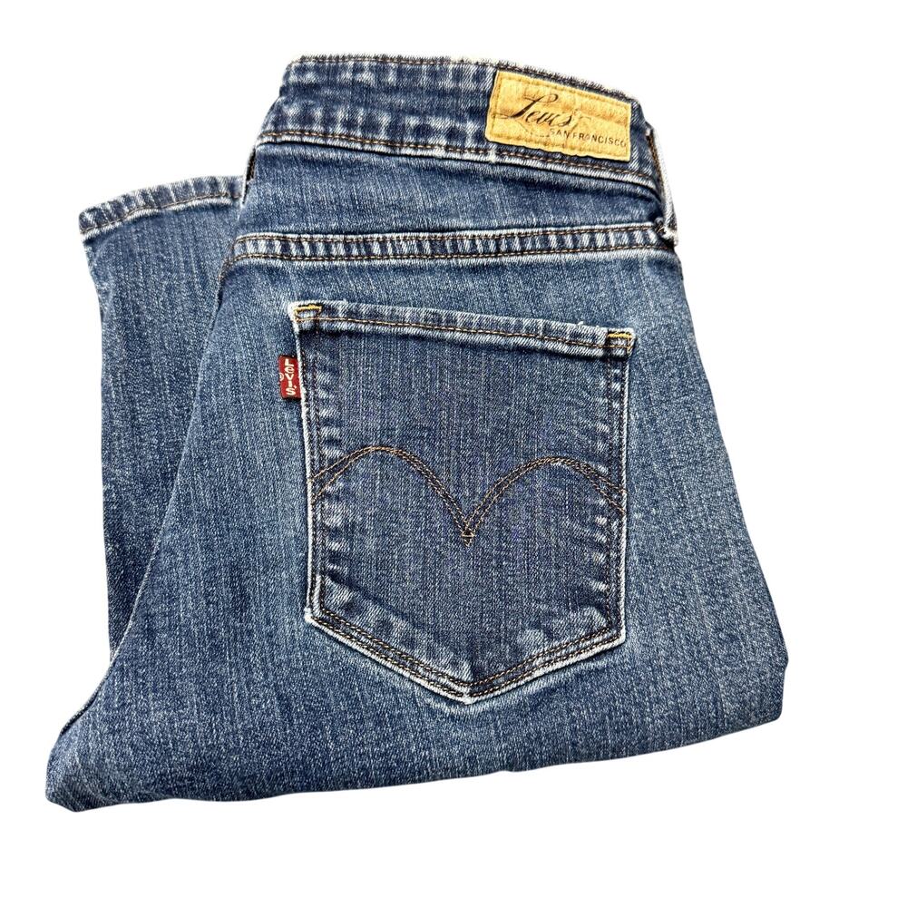 Vintage Levi's Jeans Demi Curve Straight Blue Denim Womens 28 (29x31 ACTUAL)